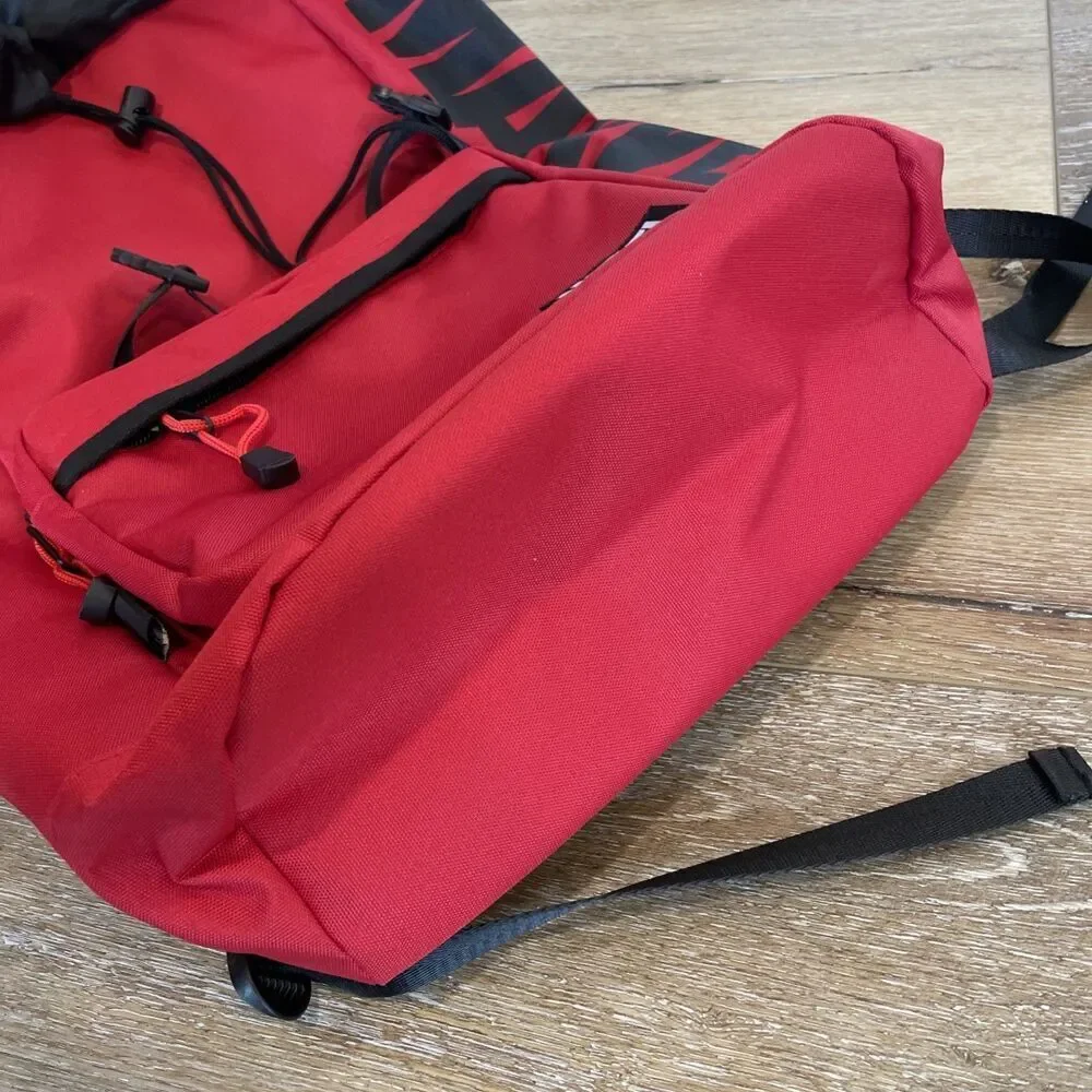Disney Marvel Backpack Point Red Marvel Logo Tokyo WDW Zipper Drawstring Travel